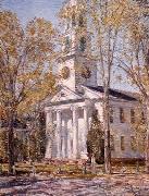 Childe Hassam Church at Old Lyme oil